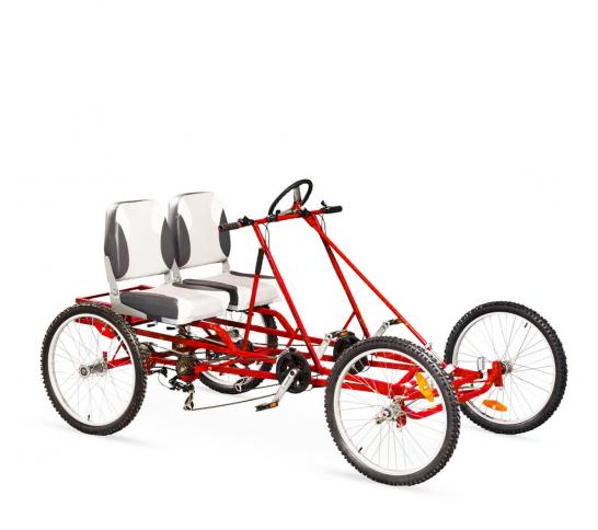 4 wheel bicycle with best sale electric motor